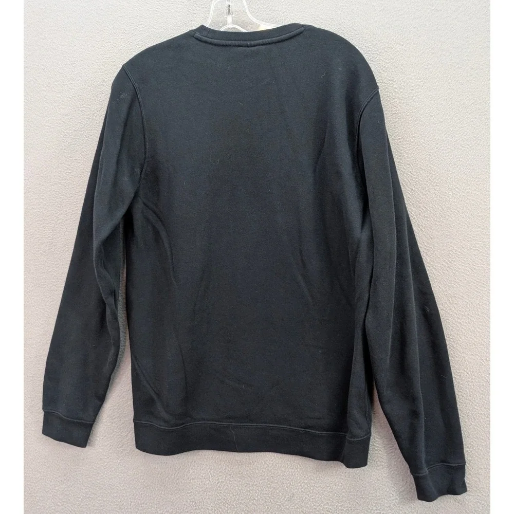 Nike App State Mountaineers Crewneck Sweatshirt Men Small Black Pullover Outdoor